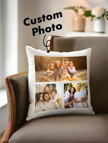 Customized Children's Pillow Case - Double-Sided Printed, Personalized With Photo/Text/Name, Decorative Throw Pillow Cover, Personalized Cushion Cover, Ideal Children's Gift And Birthday Gift - Multicolor - View 1