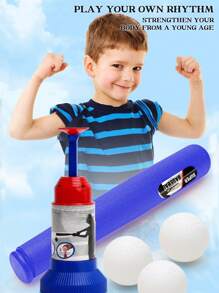 Máquina lanzadora de béisbol para niños, juego de entrenamiento deportivo. Lanzador de juguete de béisbol para niños, para interior y exterior. Regalo para niños y niñas, interacción padres-hijos/juego individual, con certificados completos