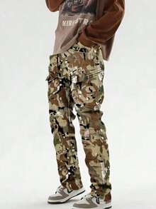 Men's Winter Soft Shell Fleece - Lined Charging Pants - Windproof, Waterproof & Thickened For Outdoor & Mountaineering - 08 - View 3