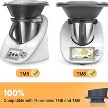 1 buah cocok untuk tutup gelas ukur Thermomix TM5 dan TM6 dengan ukuran kecil, tutup gelas ukur tahan lama dengan skala adalah aksesori dapur yang penting. - MultiWarna - View 4