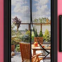 Màn chống muỗi bằng polyester màu đen Well Home có dây đai Velcro - Kích thước 130x150 cm. Miễn phí vận chuyển 24/72h. - màu đen - Xem 4
