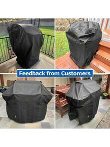 Cubierta para asador de 52 pulgadas, cubierta impermeable y resistente para barbacoas a gas para exteriores, compatible con las series Weber Spirit 200 y 300, Charbroil y Kenmore, en comparación con Weber 7106, 52" X 26" X 43"H - Spirit 220 y 330 Serie 52 - Ver 7