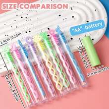 10/20pcs Porous Bubble Sticks, 5-Hole Bubble Sticks (Excluding Bubble Liquids) Suitable For Party Atmosphere Props And Small Gifts - Multicolor - View 4