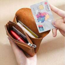 1 pièce Mini Porte-monnaie vintage végan zippé, porte-cartes de crédit authentique, en PU, portefeuille pour femmes, porte-cartes authentique portable et portefeuille pour femmes, cadeaux de demoiselle d'honneur, cadeau pour femmes, cadeau d'anniversaire, cadeau amusant, petits cadeaux, idées cadeaux