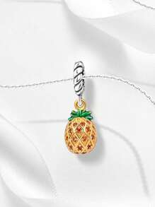 STYFNE 1 pieza de Cuentas colgantes con diseño de frutas y verduras surtidas, adecuado para hacer pulseras y joyas DIY, regalo hecho a mano para mujer en uso diario
