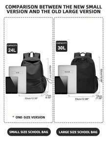 College Backpack Waterproof School Bag Lightweight Casual Daypack College Laptop Backpack For Women Water Resistant Travel Rucksack Back Pack For High School Middle Bookbag Elementary Middle High Bookbags For Teens Girls Boys Students-Medium. The New And Old Versions Are Shipped Out Randomly., Back To School, School Essential Stuff For Women, Girls & Students, Perfectly Matching With Backpack Accessories, Bag For School College, Preppy Backpack For School