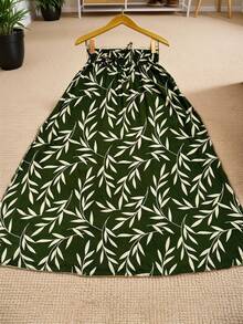 Women Skirts - Army Green - View 2