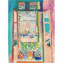 1PC Optional Frame Henri Matisse Exhibition Abstract Colorful Landscape Posters Prints Canvas Painting Wall Art Pictures For Living Room Home Decor Reusable Frame ﻿