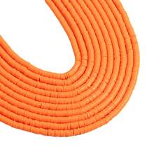 1 Stück 350 Stück/Packung 6mm flache runde Polymer-Tonperlen, Abstandsperlen zum Schmuckbasteln, geeignet für DIY Damen Armbänder Halsketten Ohrringe