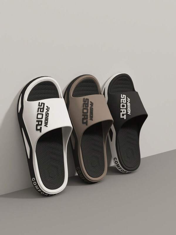 Unisex Fashionable Outdoor Sports Sandals, Indoor Home Bathroom Shower Anti-Slip Wear-Resistant Slippers, Outdoor Casual Shopping And Beach Flip Flops