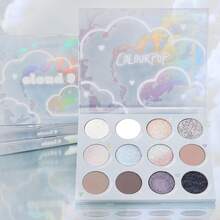 ColourPop Eyeshadow Palette - Eye Makeup Palette With Matte, Metallic, Matte Sparkle &Amp; Glitter Finishes - High-Pigment Eye Makeup With A Long-Wearing Formula - Cloud (0.49 Oz) - Cloud - 查看 6