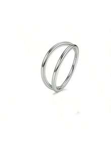 Aros para la nariz de acero inoxidable de titanio 316L, aros dobles brillantes para la nariz de 16G/18G/20G con bisagra y CZ, joyería de piercing para septum, cartílago, hélix, rook, trago y daith de 8mm, 10mm y 12mm - Juego de 3 anillos para la nariz - Ver 13