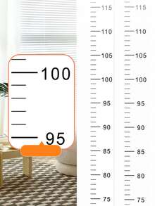 1pc Growth Record Height Sticker, Height Ruler Sticker Wall Art Bedroom Decor Decor Stickers Home Decor Living Room Wall Paper Wall Stickers Party Decorations Living Room Decor Bedroom Office Decor Home Decor Items Personalised Stickers