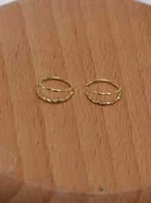 1PC 20G Nose Rings Hoops 925 Sterling Silver Earrings Tragus Septum Piercing Clicker Ring Cartilage Double Hoops Twist Nez Pericng Jewelry 9mm For Women Men