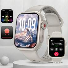 ESFOE LIGE新款智能手表1000mAh超大容量电池，100+运动模式，支持自定义表盘，天气预报，LED手电筒，音乐播放，语音助手，时尚女士多功能智能手表