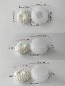 [3D Chrysanthemum Silicone Mold] Flexible Silicone, Heat Resistant Odorless, Multi-Purpose DIY /Candle/Resin Craft Tool, Mother's Day Valentine's Day Home Decor Essential