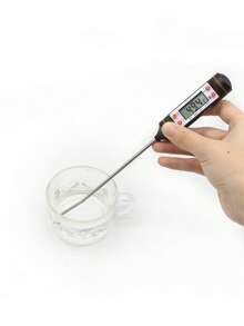 1 قطعة ميزان حرارة رقمي للحوم جاهز للاستخدام، مناسب ل- الشواء والطهي، أدوات مطبخ، إبرة اكتشاف إلكترونية، مناسب للحلويات والشواء والسوائل واللحوم والديك الرومي والتخييم والنزهات والمناسبات الخارجية، أدوات شواء - متعدد الألوان - مشاهدة 3