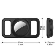 Cute Cat Paw Pattern Pet Apple AirTag Protective Case With Cover, Apple GPS Locator Pet Collar Silicone Tag Protector Shell