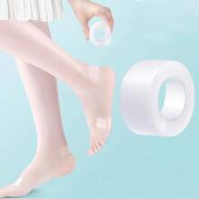 2 rouleaux d'autocollants invisibles pour talons - fabriqués en matériau PE, très élastiques, doux et non serrés, dermatologiquement testés, respirants et confortables, convenant pour une utilisation sur les mains, les pieds, les cuisses et d'autres parties, réduisant les frottements et rendant la marche plus confortable, cadeaux de vacances