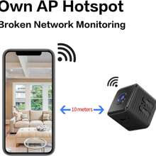 Indoor Security Camera, Wireless,1080P With Motion Detection, Infrared Night Vision, Remote Monitoring, Wireless Connection For Babies, The Elderly, Pets, Indoor And Office