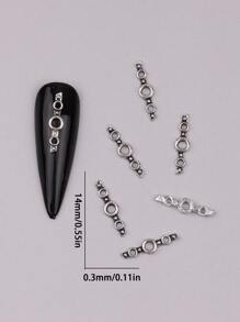 20/30pcsY2k Punk Manicure Decoration Rock Cool Girl Nail Accessories DIY Nail Supplies