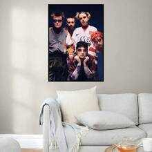 1 幅 Fontaines D.C. 浪漫海报帆布画现代家居客厅卧室工作室装饰墙面艺术装饰礼物可选画框 - 彩色 - 查看 17