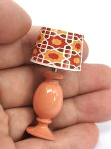 1 pieza Mini lámpara de mueble, modelo en miniatura de simulación, kit de accesorios DIY para paisaje en miniatura, decoración artística, manualidades creativas, decoración, regalo - Multicolor - Ver 9