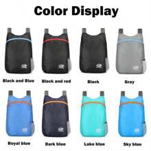 Vanaheimr Bolsa dobrável para acampamento ao ar livre, bolsa de transporte e armazenamento ultraleve, bolsa de viagem, mochila à prova d'água, mochila para esportes ao ar livre