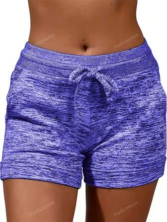 European And American Style Women's Fashion Slim Fit Sexy Gradient Beach Shorts