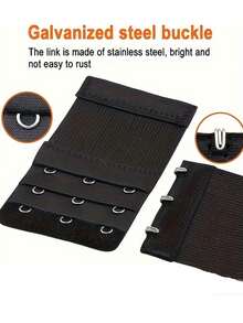 12 个弹性胸罩扣件、内衣延长扣件、2/ 3/ 4 个钩扣件、可调节后背扣件、内衣扣件延长扣件（带绳带）