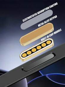 2 pezzi Protezione scorrevole in metallo per pulsante fotocamera compatibile con 16/Plus/Pro/Max, anti-graffio, con allineamento automatico, supporta la cattura touch laterale, disponibile in più colori