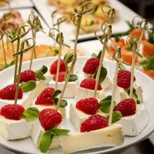 20/50/100/200pcs Knotted Bamboo Fruit Toothpicks, Suitable For Snack, Beverage, Handmade Food Decoration - Great For Christmas, Wedding, And Barbecue Parties