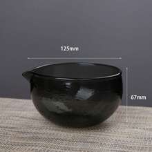 1PC (400ml/13.5oz) Modern High-Quality Glass Hammer Grain Transparent Matcha Bowl, Matcha Bowl, Tea Distribution Bowl, Fair Bowl, Glass Bowl, Cold Brewing Tea Bowl, Tea Bowl, Resistant To High Temperature Difference, Easy To Clean, Handmade, Japanese Matcha Green Tea Ceremony Tea Bowl, Thickened Dry Brewing Bowl, Large Glass Salad Juice Bowl Back To School - Multicolor - View 15