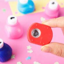6/12/25 pièces Mini tampons gaufrés, idéal pour les matériaux d'artisanat, recommandé pour les âges 14+, comprend des motifs de couleurs aléatoires (options de set disponibles)