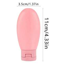 1 pièce/3 pièces Bouteille de voyage rechargeable en silicone étanche et compressible. Ensemble de bouteilles de voyage en silicone pour cosmétiques, shampooing et liquides. Contenants rechargeables et étanches. Ensemble de bouteilles de voyage pratique, essentiels de voyage retour à l'école.