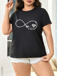 Custom Sports Personalized Gifts, Customized Women's Plus Size Sports Short-Sleeved T-Shirts, Customized Graphic T-Shirts, Add Photos (Selfies/Landscapes/Family Photos/Friends/Couple Photos/Patterns/Pets, Etc.), Design Your Own Personalized Printed T-Shirts As Gifts For Girlfriends