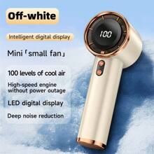 YITUMU Portable Handheld Fan, Speed (1-100) Adjustable Turbo Personal, 1800mAh Battery Rechargeable Cooling Fan, Digital Display, Gifts For Women Men Travel/Camping/Outdoor