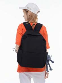 College Backpack Waterproof School Bag Lightweight Casual Daypack College Laptop Backpack For Women Water Resistant Travel Rucksack Back Pack For High School Middle Bookbag Elementary Middle High Bookbags For Teens Girls Boys Students-Medium. The New And Old Versions Are Shipped Out Randomly., Back To School, School Essential Stuff For Women, Girls & Students, Perfectly Matching With Backpack Accessories, Bag For School College, Preppy Backpack For School
