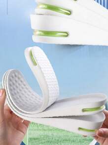 1 Pair Of Men's And Women's Height Increasing Insoles, Soft And Comfortable, Running Sports Cushion, 1.5-3.5 Centimeters