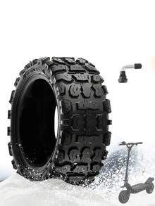 GLDYTIMES 100/65-6.5 越野轮胎，11 英寸真空雪地轮胎，适用于 Zero 11x/ VSETT 11+/ Sealup/Dualtron Ultra/Thunder/Speedual Plus/Gotrax Odyssey 电动滑板车前后轮胎