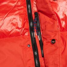 Adidas 男士冬季立领休闲羽绒服IR7132 - 紅色/橘色 - 查看 3