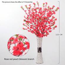 LED-Simulation, Esstisch, Requisiten Blumen, Wohnzimmer, Flur, Dekoration, Ornamente, Neuer chinesischer Stil, Künstliche Blumen, Pfirsichblüten