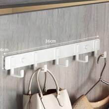 1pc Multi-Functional Wall-Mounted Hanger, Wall-Mounted Coat Hook, Wall-Mounted Clothes Hanger, Hook Without Holes, Wall-Mounted Belt And Clothes Hanger, Suitable For Hanging Coats, Hats, Jackets, Clothes And Bathroom Supplies,His Comments, Hanging His Bag, Hangers, Interests, Relationships, Wall Shelves, Wall Hangers, Adhesives, Door Hooks, Wall Stickers, Comments