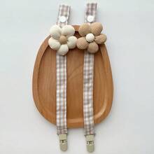 1 pieza Clip para chupete recién nacido - Clip de cadena para chupete de bebé - Soporte de juguete de dentición - Correa antiperdi da - Chupete no incluido - Multicolor - Ver 10