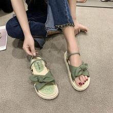 Sandalias mujer, sandalias de moda para playa, chanclas comodas zapatos de verano - Verde - Ver 3