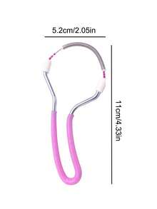 1pc 110mm Pink Facial Physical Hair Remover Removes Upper Lip Chin Facial And Neck Fine Hairs And Excess Hair Gentle And Effective Spring Based Technology This Facial Hair Remover Is For Delicate Beauty Shaving The Face And Is A Spring Type Hair Remover For Women's Facial Hair Removal. - Pink - View 5