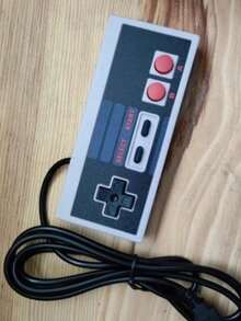 Control Usb Para PC o Laptop Tipo Nes - Gris - Ver 2
