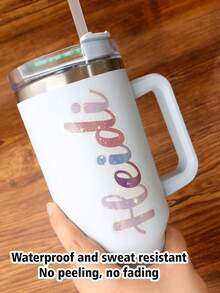 Pegatinas personalizadas para botellas de agua, pegatinas con nombre holográfico personalizado, pegatinas con etiqueta de nombre personalizada, pegatinas con nombre para regalos de fiesta personalizables, pegatinas con estrellas, cuadernos, computadoras, decoración de habitaciones, pegatinas escolares personalizadas, regalos, niños, niñas, madres, hijos, hijas, adecuadas para el Día de la Madre, el Día del Maestro, el Día del Niño, impresión gráfica, multifuncional, ornamental, reutilizable, exquisita, elegante, de alta calidad, colorida, moderna, personalizada, única, regalos ideales para él, regalos ideales para ella, novio, papá, novia, mamá, familia, amigos, salón de té, hogar, jardín, oficina, para aniversarios, para el Día de San Valentín, para el Día de la Madre, para cumpleaños, para el Día del Padre, para graduación, para bodas, para inauguración de la casa