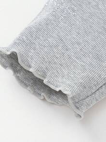 Balabala 女童打底裤儿童裤子2025夏季卡普里舞蹈休闲裤 - 灰色調 - 查看 7