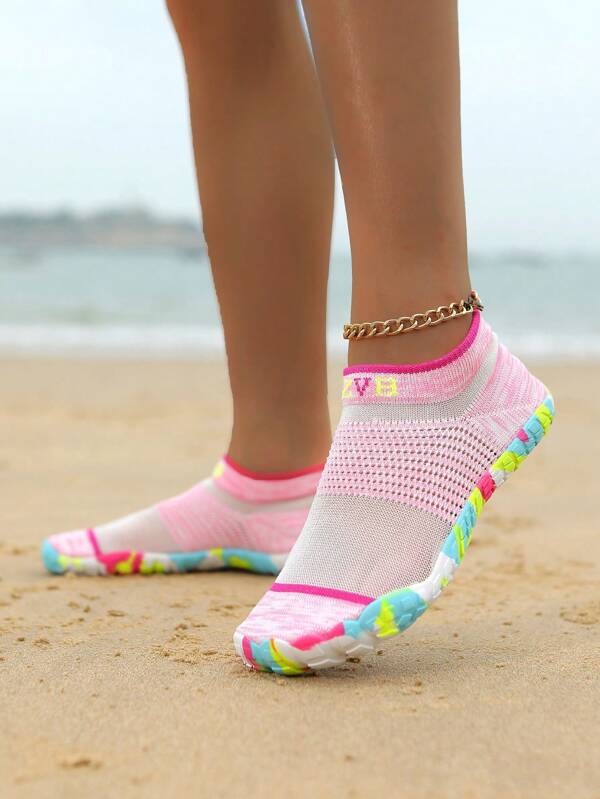 Couple's Barefoot Water Shoes, Soft Sole Women's Beach Shoes For Swimming, Diving, Fishing, Outdoor, Quick-Dry, Non-Slip, Breathable, Summer